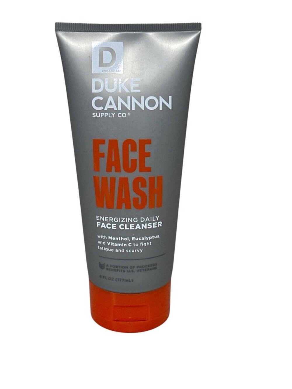 Duke Cannon Face Wash Energizing Daily Cleanser With Eucalyptus & Vitamin C 6 fl